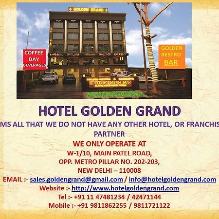 Hotel Golden Grand Delhi (National Capital Territory of India) Exterior foto