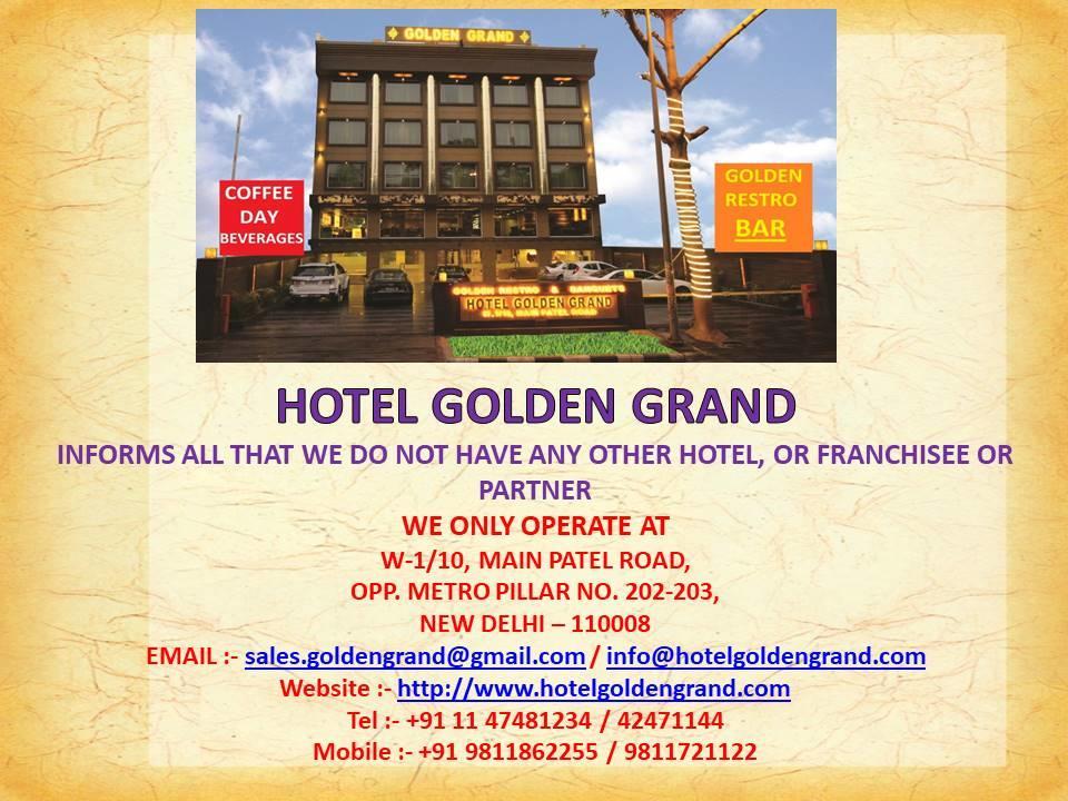 Hotel Golden Grand Delhi (National Capital Territory of India) Exterior foto